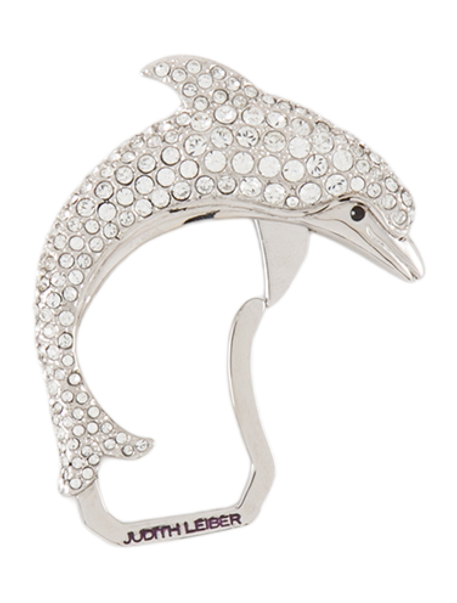 Judith Leiber Crystal Dolphin Key Chain