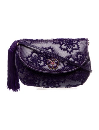 Judith Leiber Python Crossbody Bag