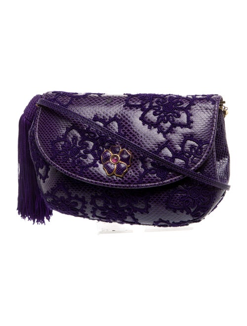Judith Leiber Python Crossbody Bag