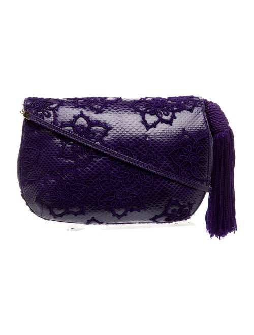 Judith Leiber Python Crossbody Bag