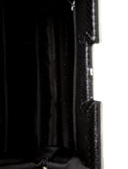 Judith Leiber Embossed Leather Shoulder Bag