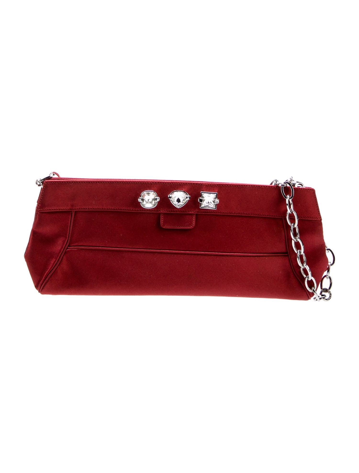 Judith Leiber Satin Shoulder Bag