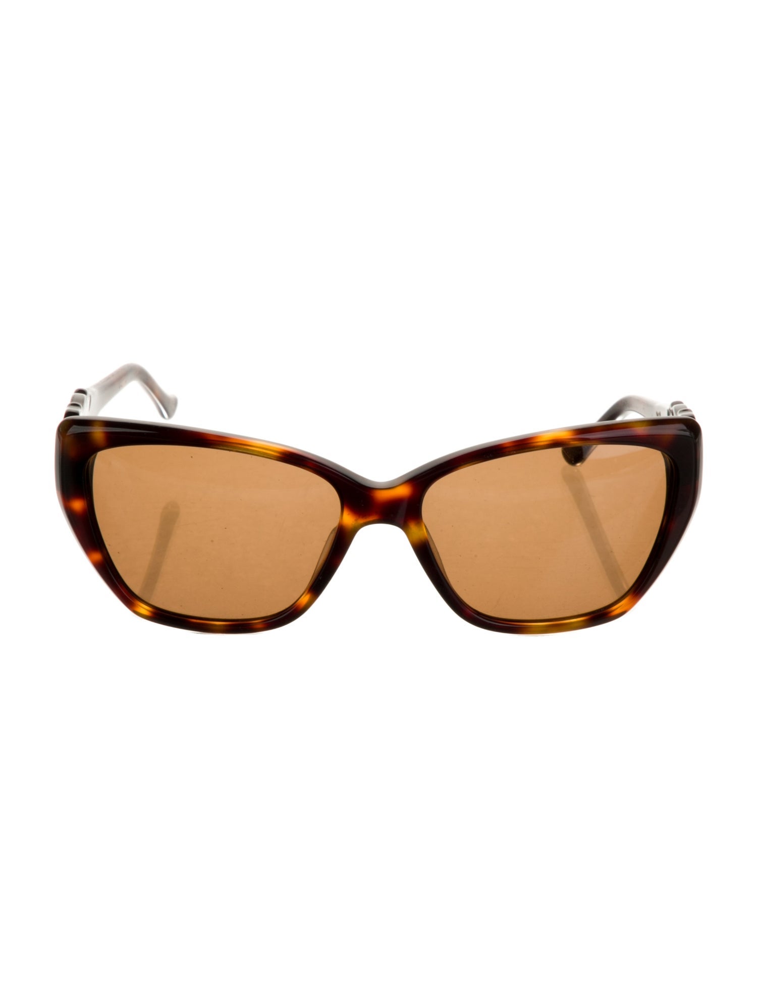 Judith Leiber Cat-Eye Tinted Sunglasses