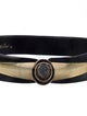 Judith Leiber Leather Waist Belt
