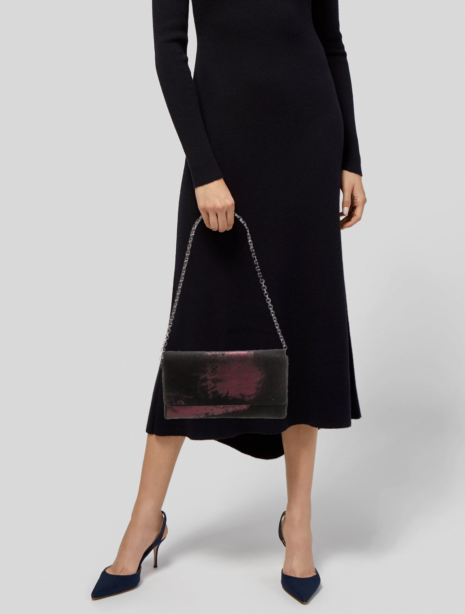 Judith Leiber Ponyhair Shoulder Bag