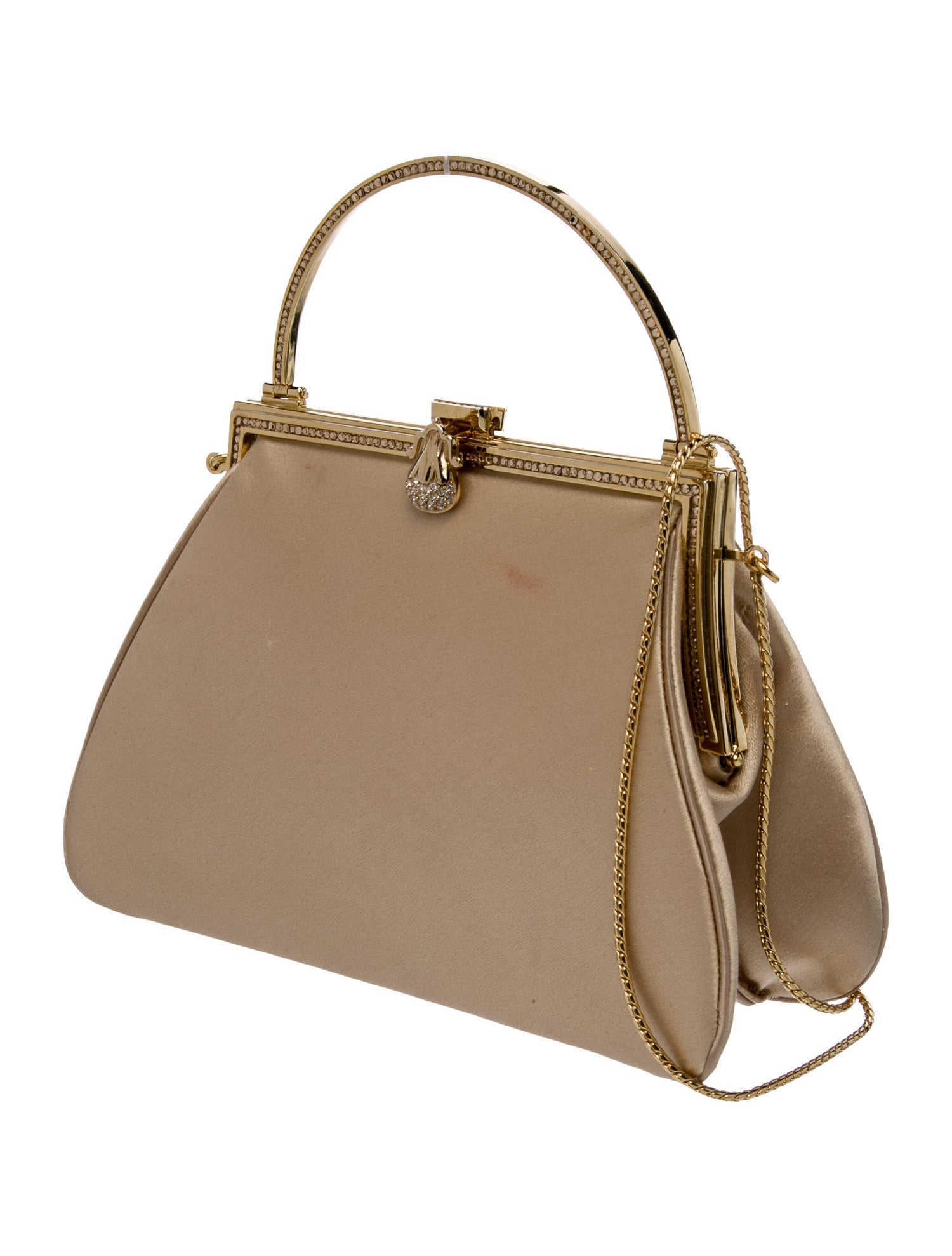 Judith Leiber Satin Evening Bag