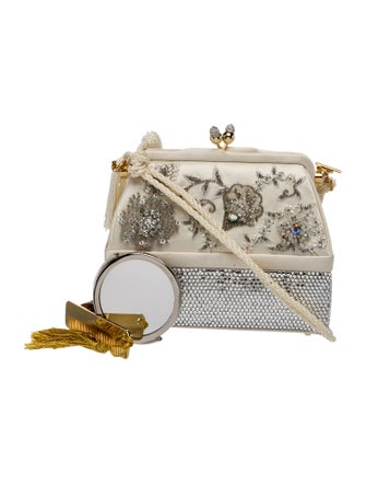 Judith Leiber Satin Crossbody Bag