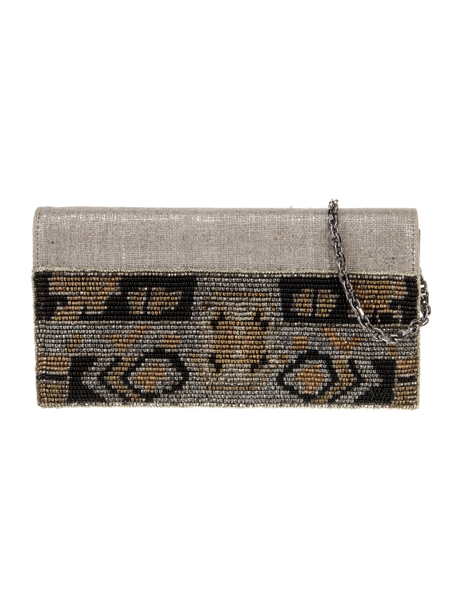 Judith Leiber Canvas Clutch