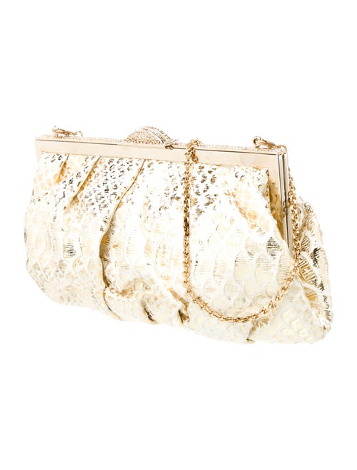 Judith Leiber Snakeskin Evening Bag