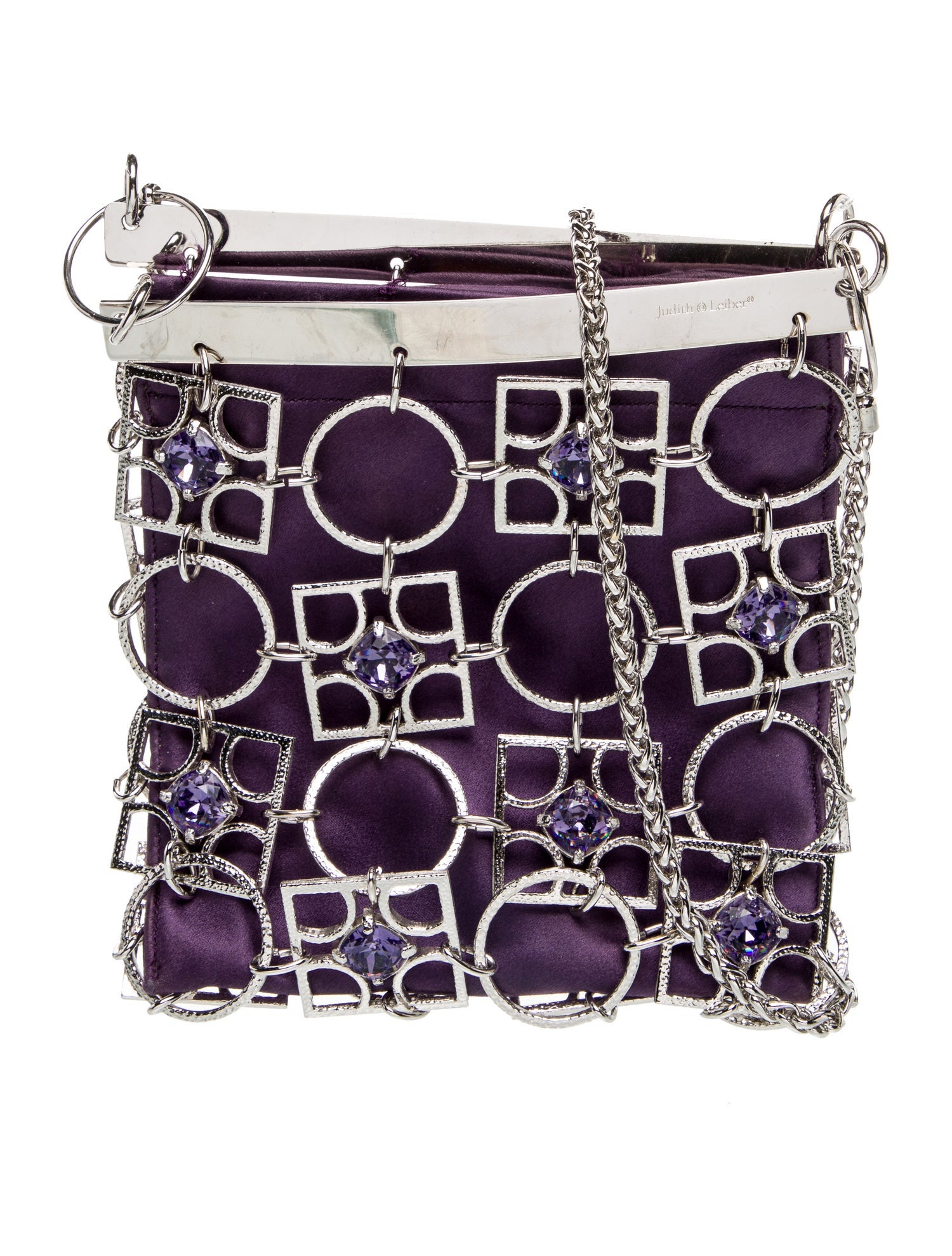 Judith Leiber Satin Minaudière