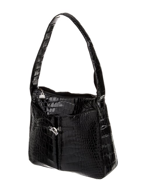 Judith Leiber Embossed Leather Shoulder Bag