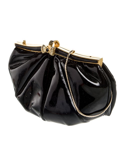 Judith Leiber Patent Leather Shoulder Bag
