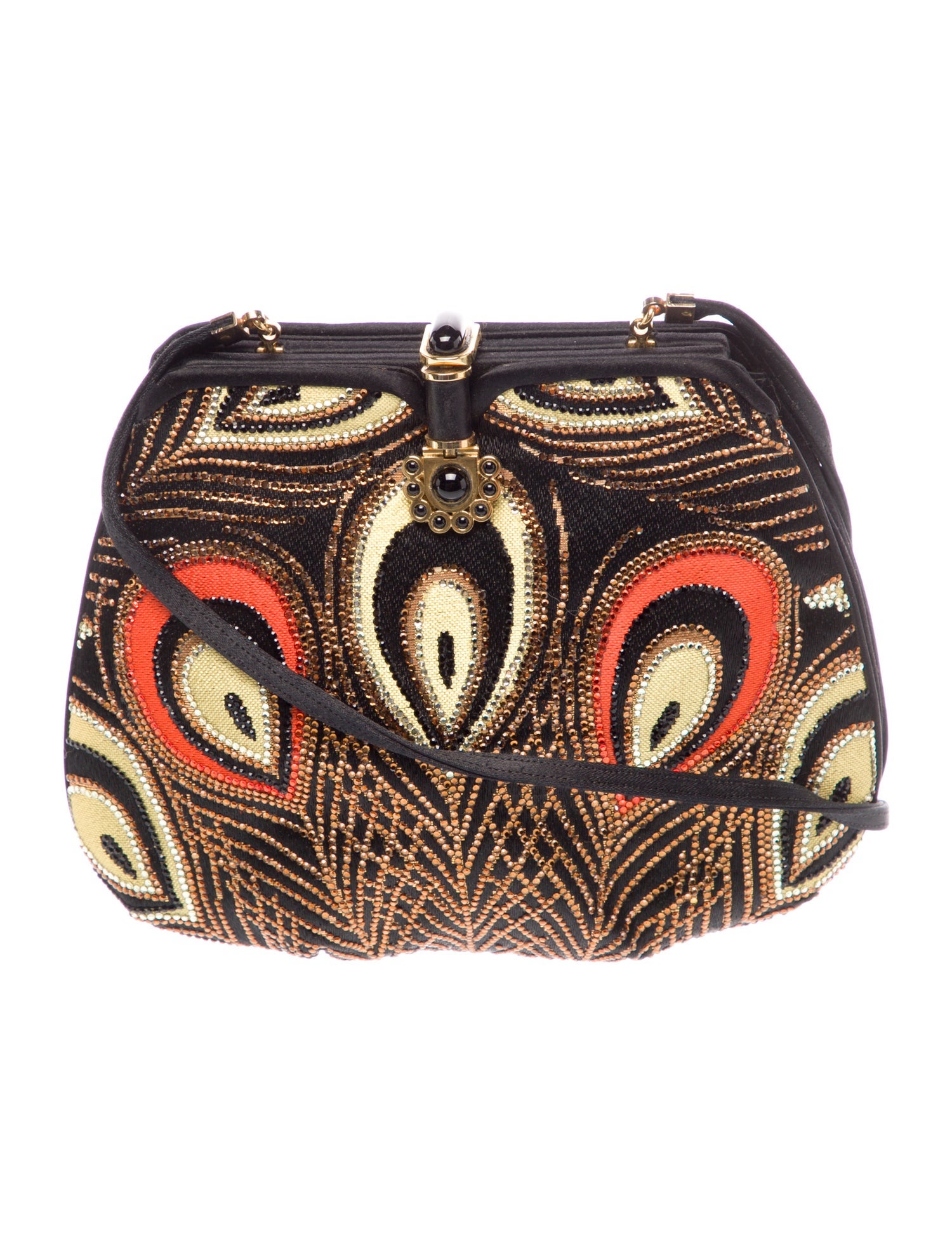 Judith Leiber Velvet Shoulder Bag