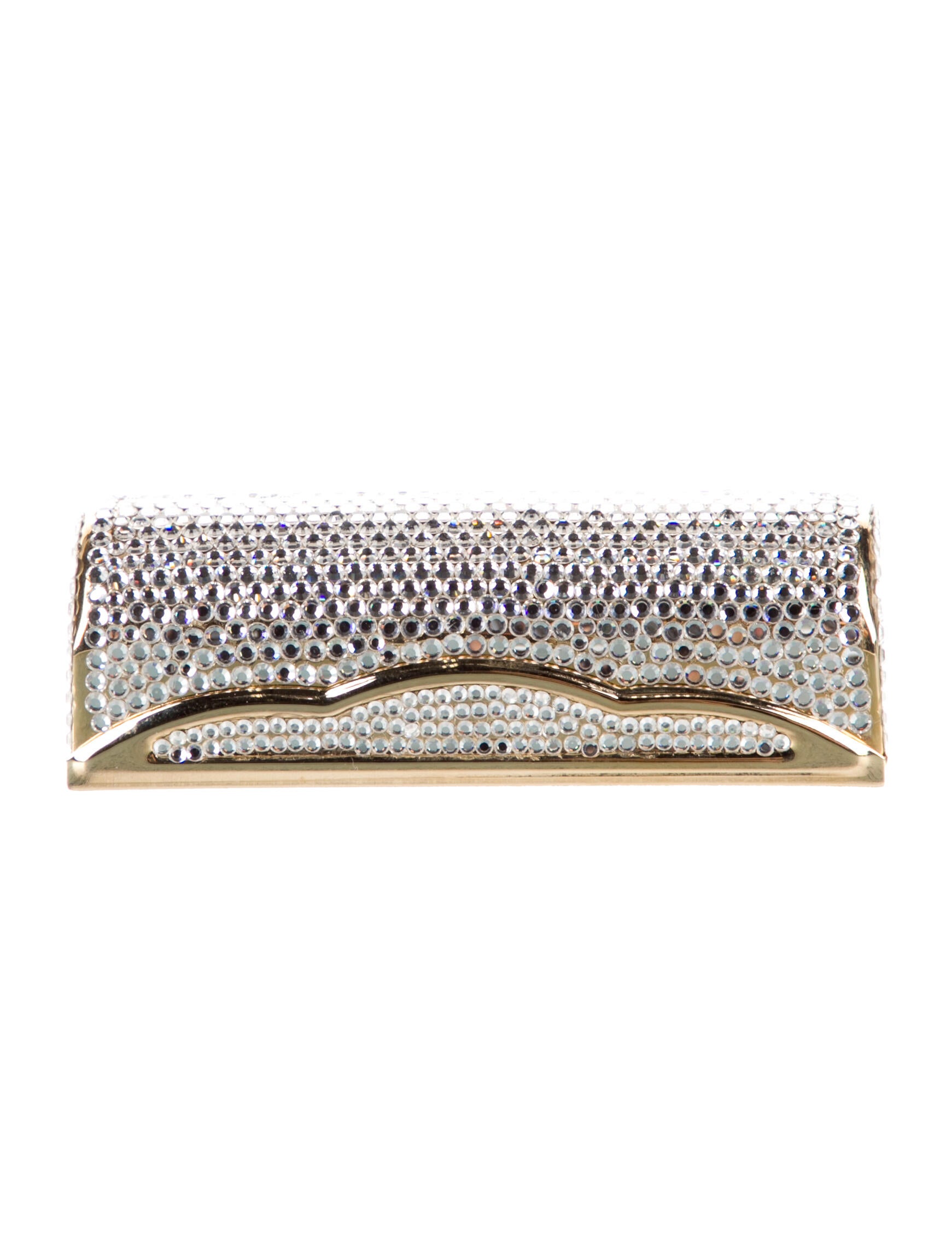 Judith Leiber crystal embellishment Lipstick Case