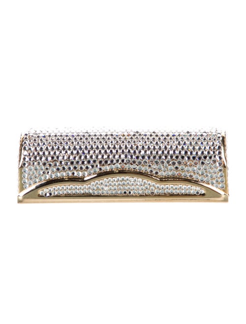 Judith Leiber crystal embellishment Lipstick Case