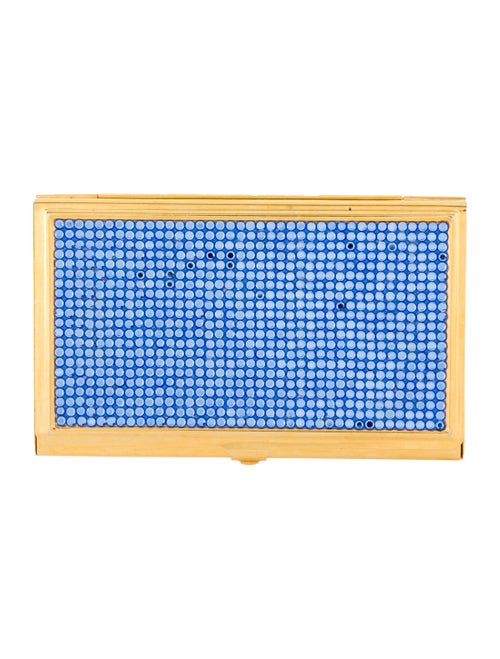 Judith Leiber Metal Printed Wristlet