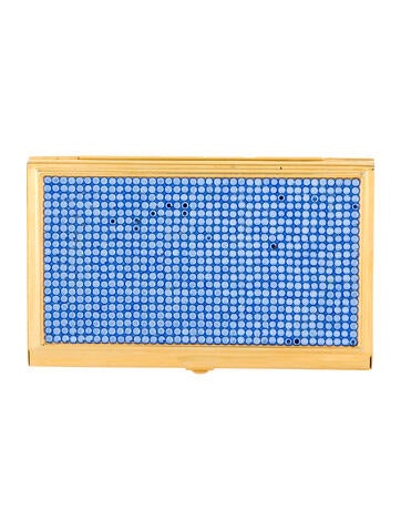 Judith Leiber Wallets Metal Printed Wristlet