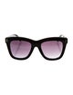 Judith Leiber Oversize Gradient Sunglasses