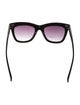 Judith Leiber Oversize Gradient Sunglasses