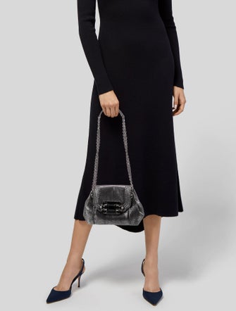 Judith Leiber Leather Shoulder Bag