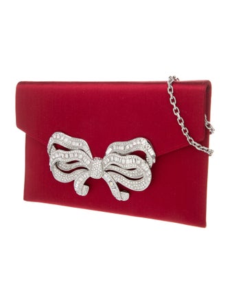 Judith Leiber Satin Shoulder Bag