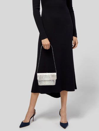 Judith Leiber Python Clutch