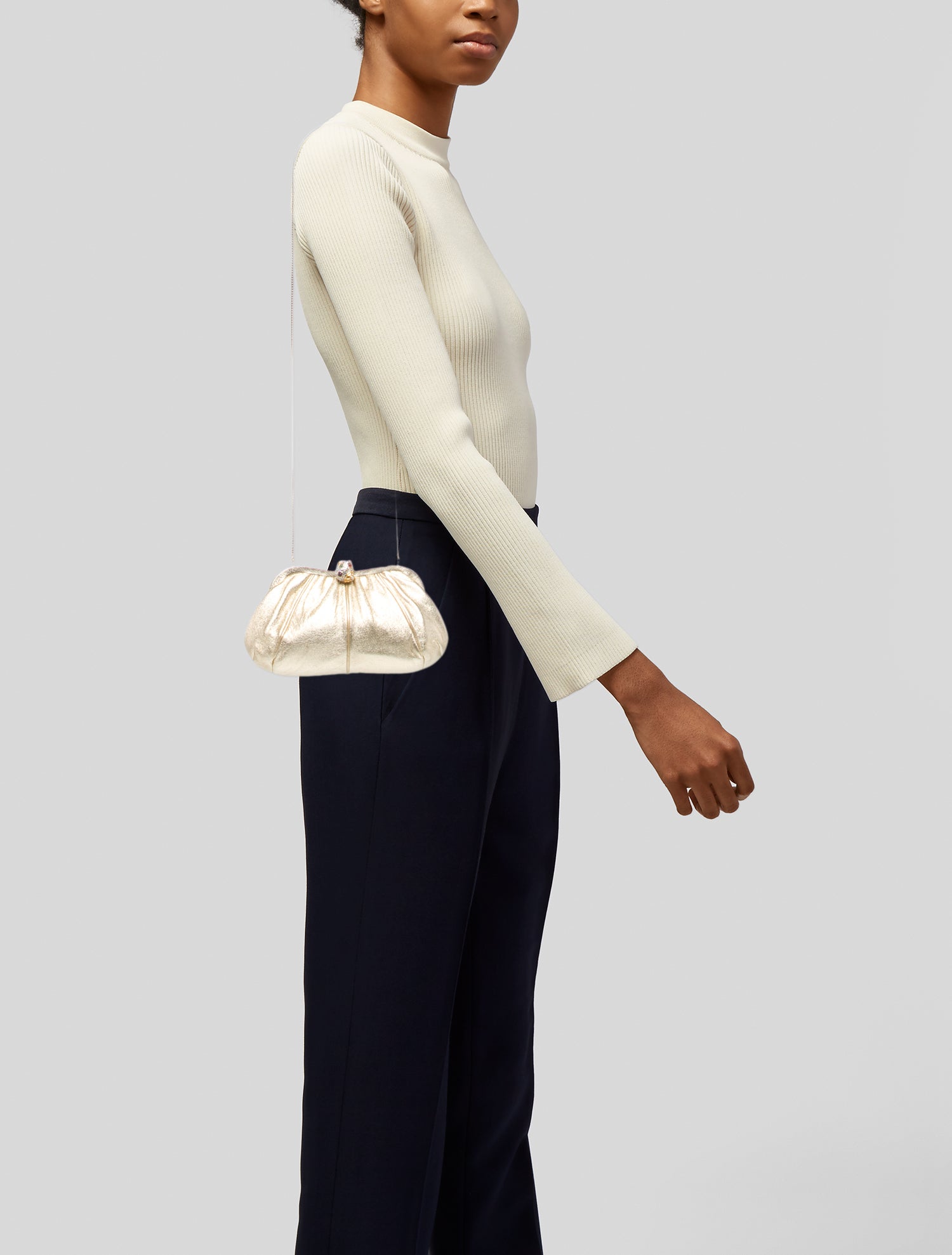 Judith Leiber Leather Shoulder Bag