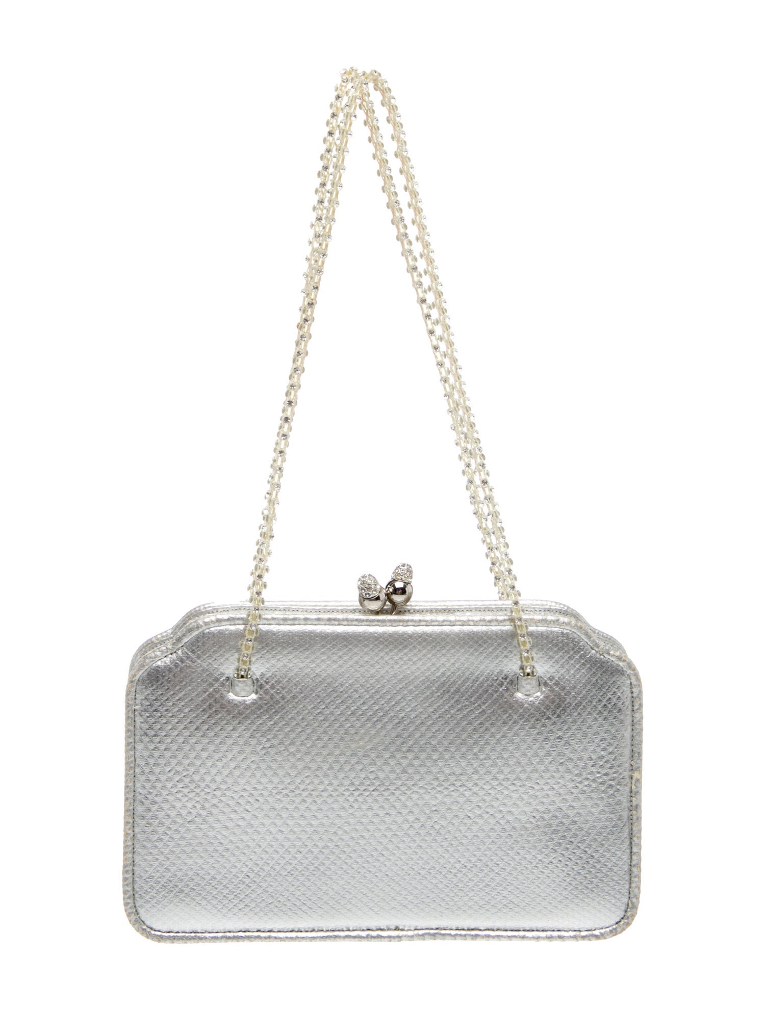 Judith Leiber Crystal Top Handle Bag