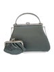 Judith Leiber Satin Top Handle Bag