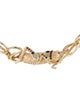 Judith Leiber Skinny Metal Chain-Link Belt
