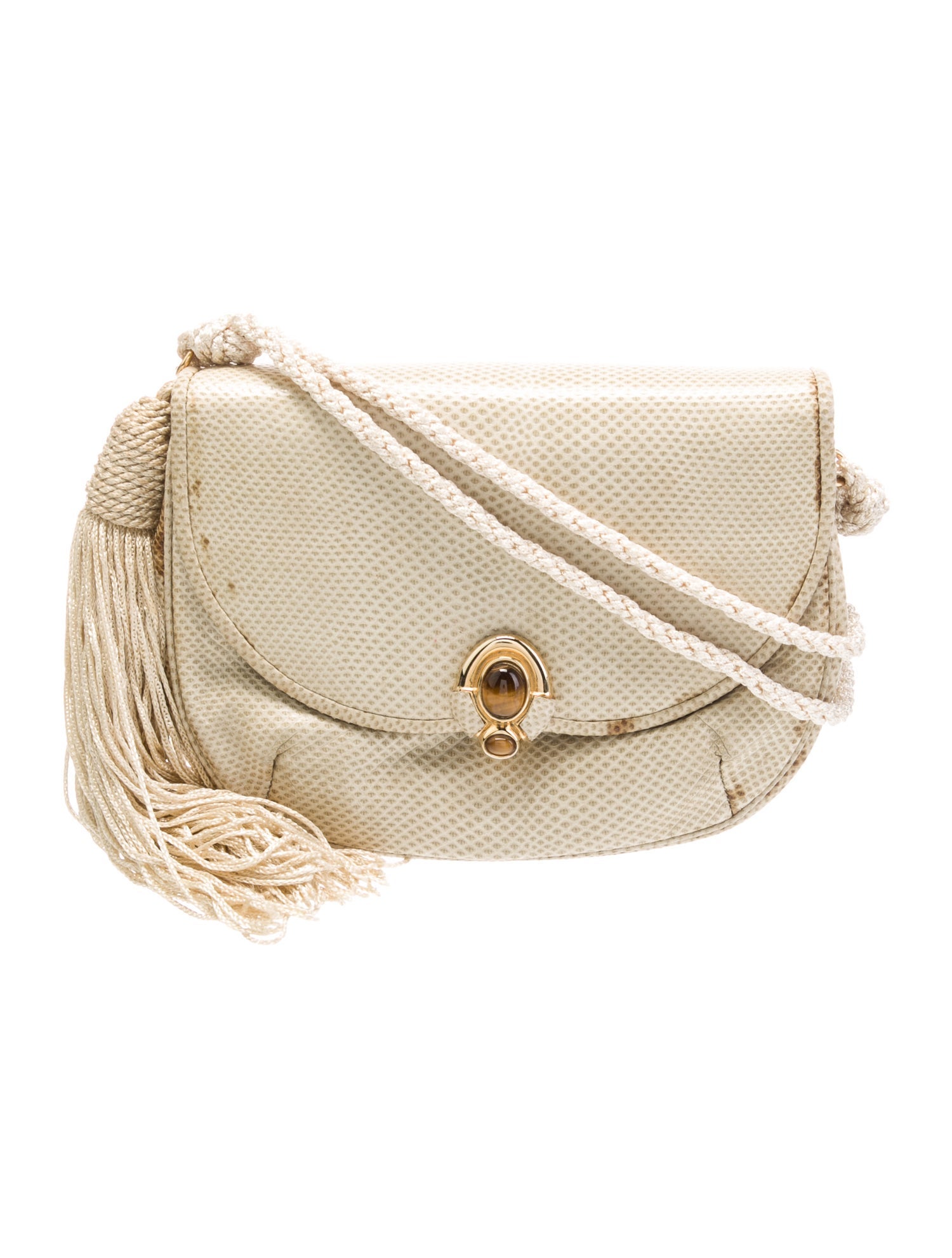 Judith Leiber Leather Crossbody Bag Vintage