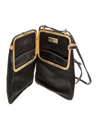 Judith Leiber Satin Shoulder Bag