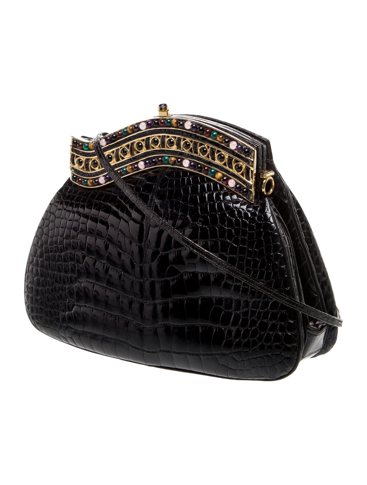 Judith Leiber Alligator Evening Bag