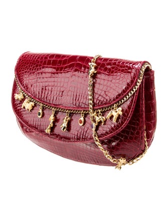 Judith Leiber Alligator Evening Bag