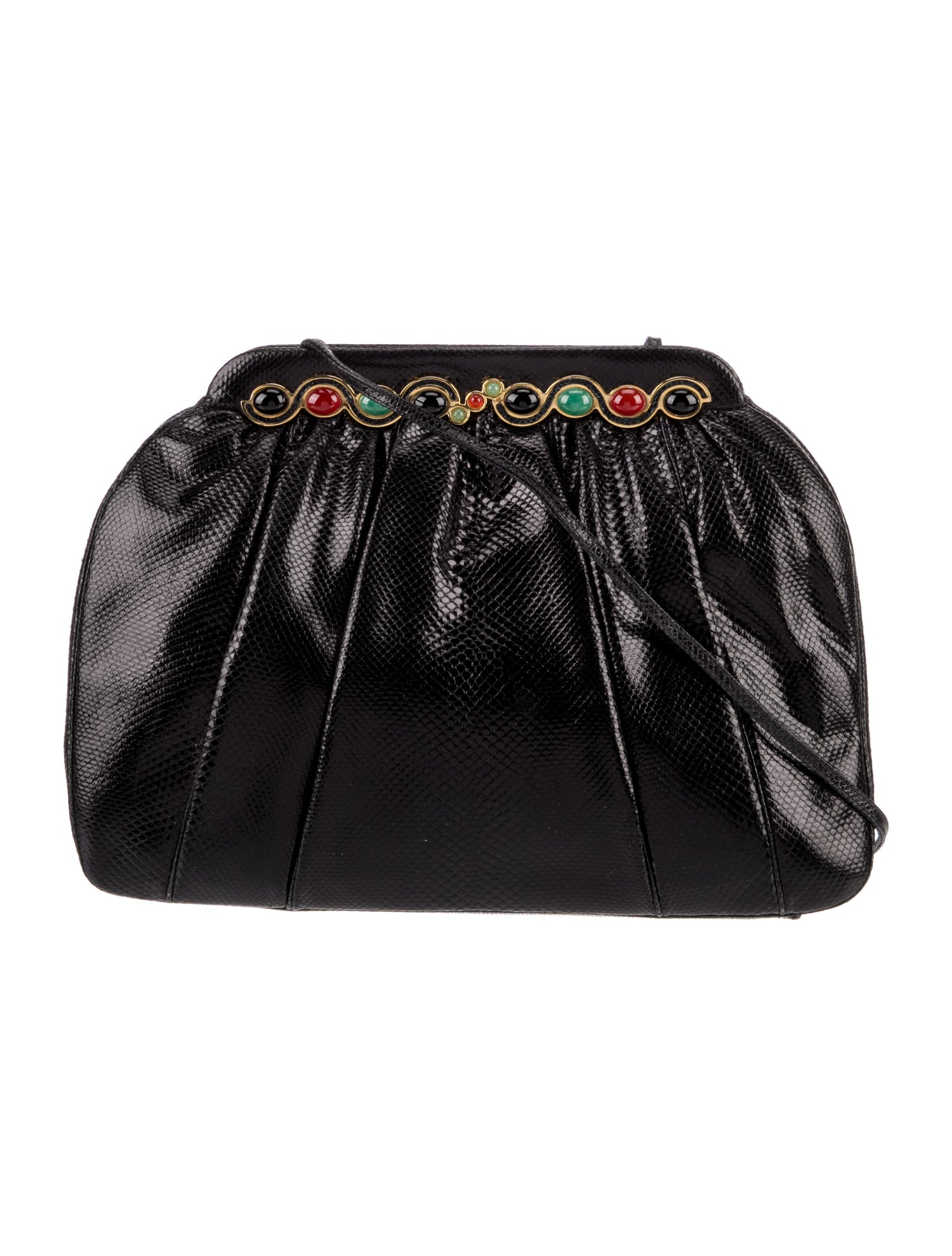 Judith Leiber Lizard Shoulder Bag