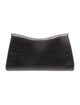 Judith Leiber Embossed Leather Clutch