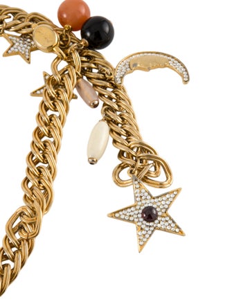 Judith Leiber Skinny Mongolian Lamb Waist Belt