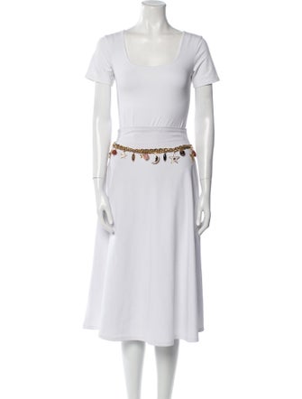 Judith Leiber Skinny Mongolian Lamb Waist Belt