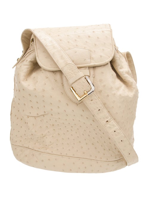 Judith Leiber Ostrich Messenger Bag