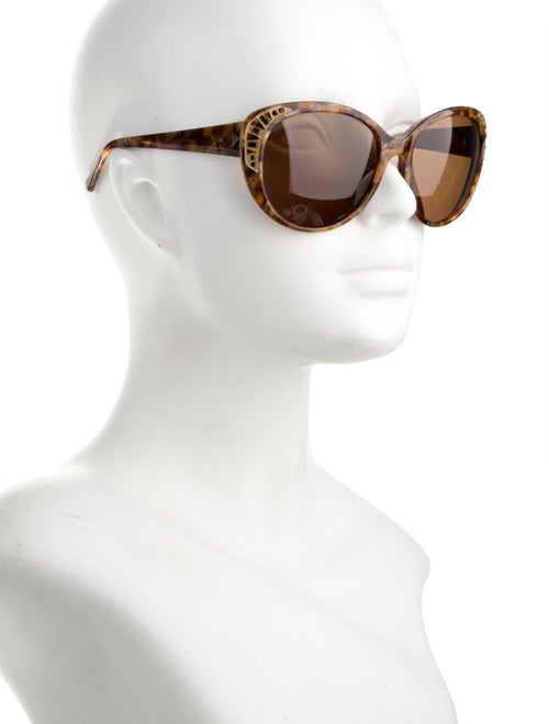 Judith Leiber Cat-Eye Tinted Sunglasses