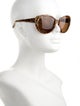 Judith Leiber Cat-Eye Tinted Sunglasses