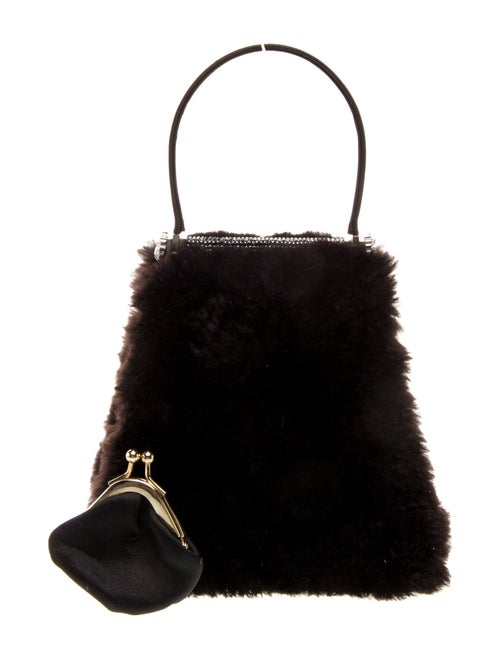 Judith Leiber Faux Fur Evening Bag