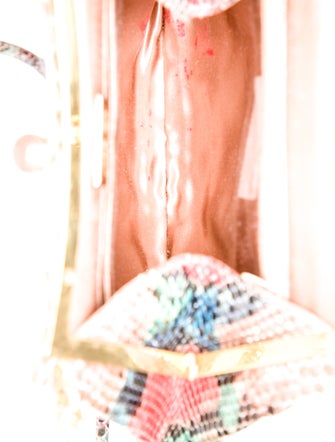 Judith Leiber Python Minaudière