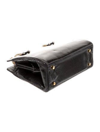 Judith Leiber Embossed Leather Shoulder Bag