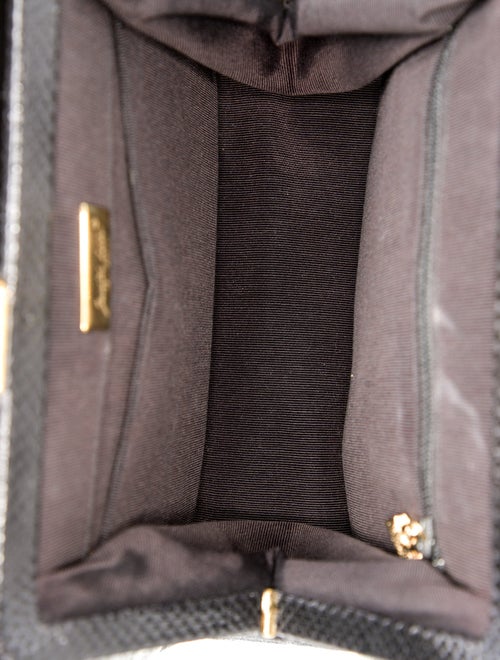 Judith Leiber Embossed Leather Shoulder Bag