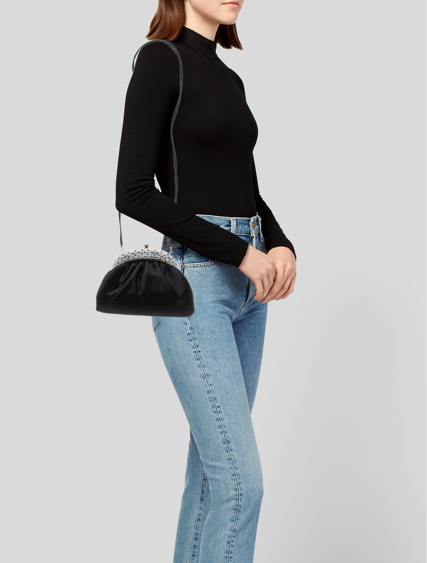 Judith Leiber Satin Evening Bag