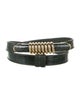 Judith Leiber Skinny Leather Belt
