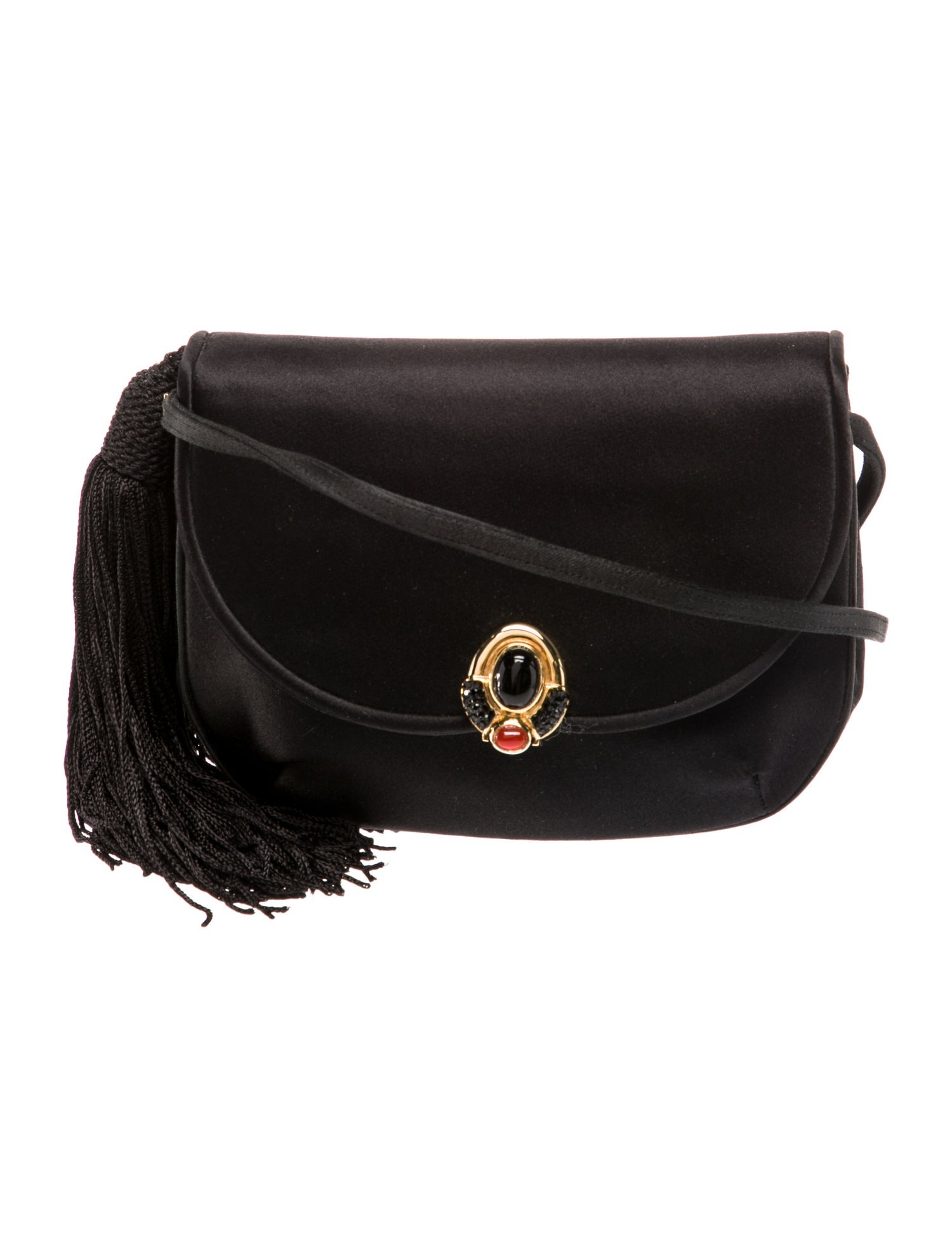 Judith Leiber Satin Shoulder Bag