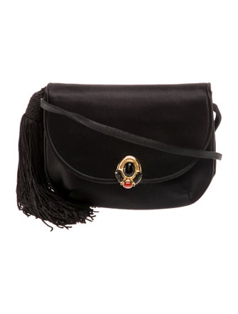 Judith Leiber Satin Shoulder Bag