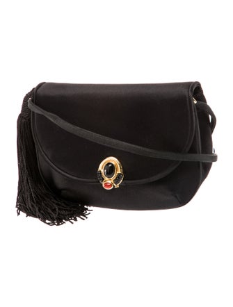 Judith Leiber Satin Shoulder Bag